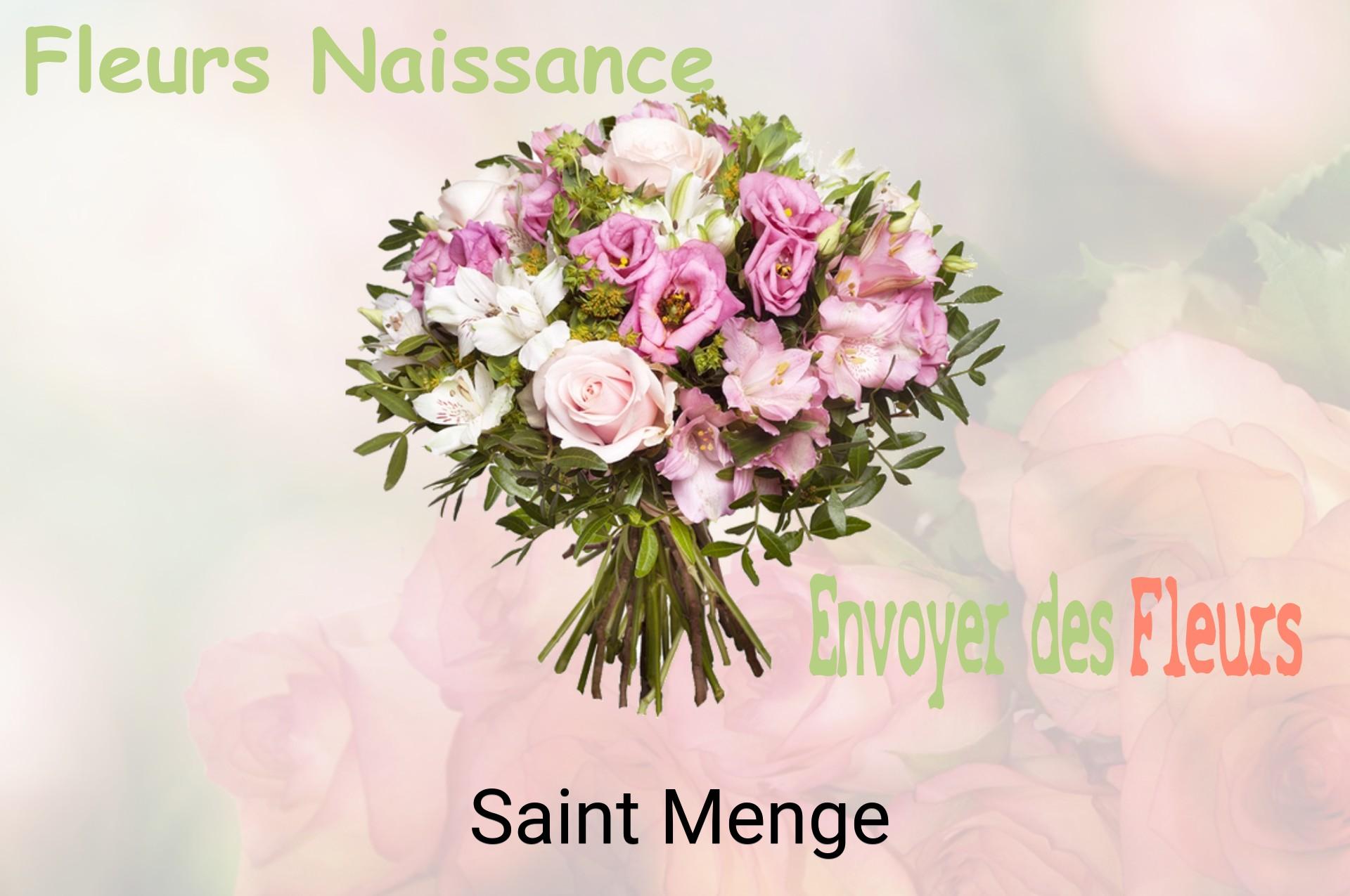 Bouquet de fleurs de naissance livré à Saint-Menge